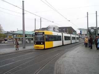 Linie 5 am Hauptbahnhof