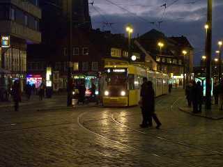 Domsheide am Abend