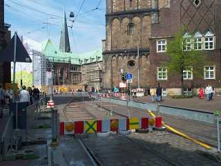 Kletterweichen am Marktplatz