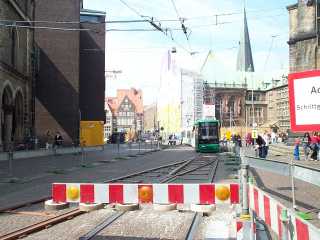 Kletterweichen am Marktplatz