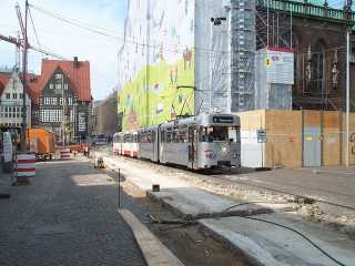 Vor dem Rathaus