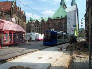 Von der Obernstraße aus