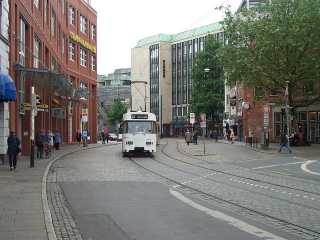 Linie 6E am Schüsselkorb
