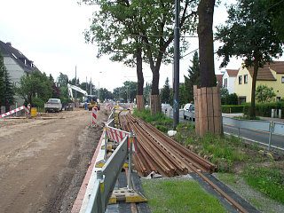 Großbaustelle Werner-von-Siemens-Straße