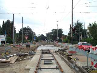 Großbaustelle  Werner-von-Siemens-Straße