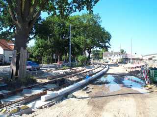 Die Kurve in der Borgfelder Heerstraße