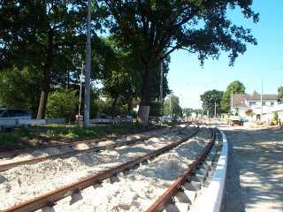 Die Kurve in der Borgfelder Heerstraße