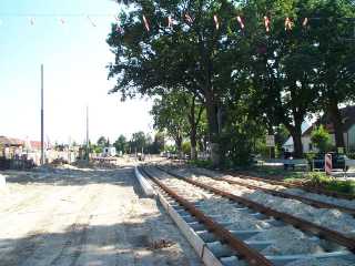 Die Kurve in der Borgfelder Heerstraße