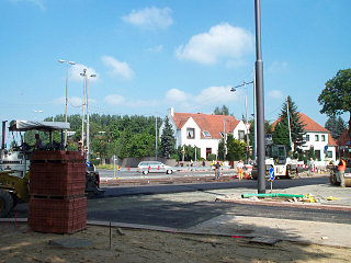3. Tag - 11:03 Asphalt im Kreuzungsbereich