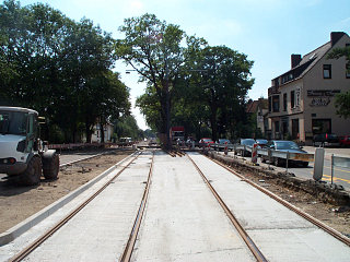 Die Haltestelle Kopernikusstraße