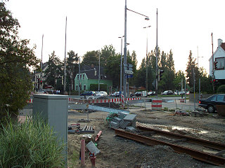 Vor der Post