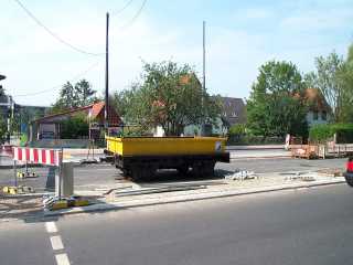 Ein Schienenfahrzeug