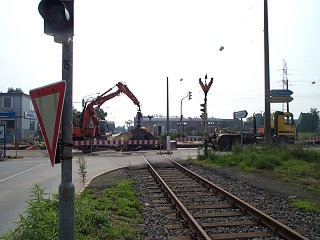 Auch die Eisenbahn kann nicht weiter