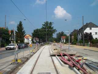 Die Haltestelle Werner-von-Siemens-Straße