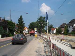 Die Haltestelle Werner-von-Siemens-Straße