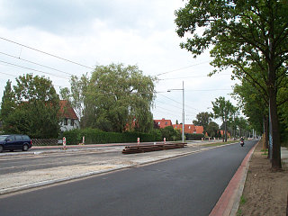 Oberleitung an der Peter-Henlein-Straße