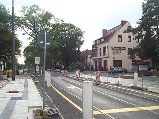 Die Haltestelle Kopernikusstraße