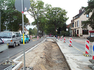 Die Haltestestelle Kopernikusstraße