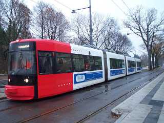 An der Haltestelle Kopernikusstraße