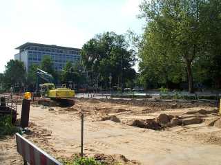 Die Kreuzung mit der Hollerallee