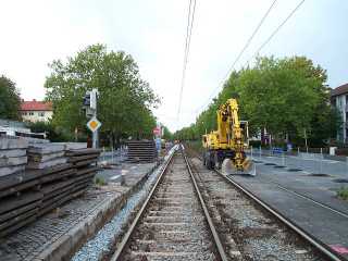 An der Haltestelle Wätjenstraße