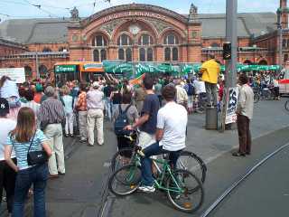Vor dem  Hauptbahnhof