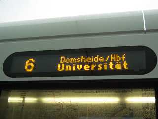 Auf der Linie 6