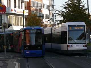 An der Haltestelle Herdentor