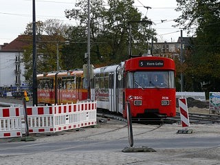 Linie 6 am Leibnizplatz