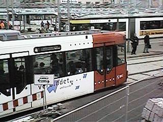Linie 4 am Hauptbahnhof