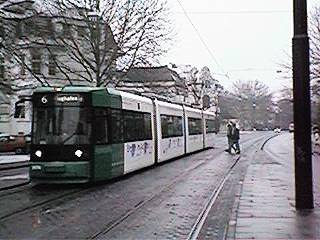 Linie 6 in der Hermann-Böse-Straße