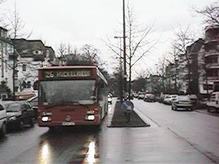 Linie 26 in der Parkallee