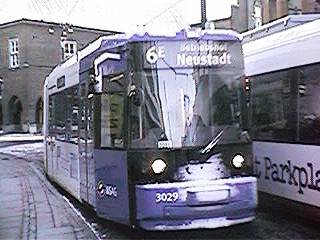 Linie 6E an der Domsheide