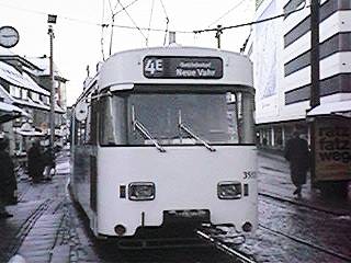 Linie 4E an der Domsheide
