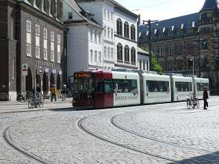 Linie 8 an der Domsheide