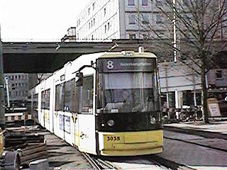 Linie 8 in der Bahnhofstraße
