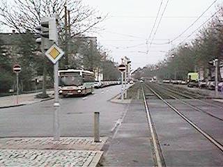 Linie 6E an der Wätjenstraße