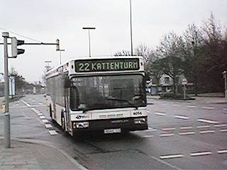 Linie 22 an der Universität