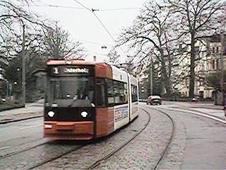 Linie 1 in der Schwachhauser Heerstraße