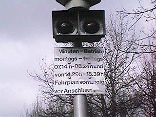 Fahrplan vorrangig vor Anschluß