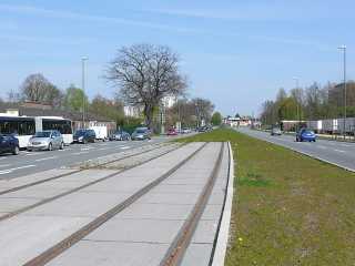 Die Haltestelle Werner-Steenken-Straße