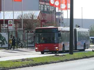 Die Haltestelle Weserpark