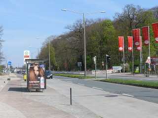 Die Haltestelle Weserpark