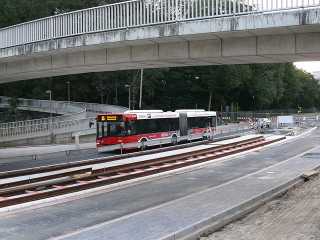 Gleisbau in Tenever
