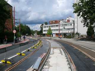 Unweit der Walliser Straße