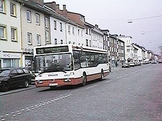 Linie 28 im Steffensweg