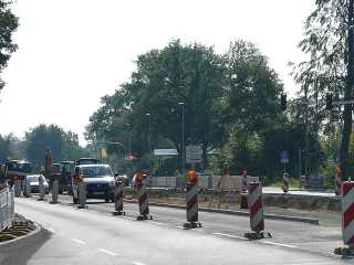 Gleisbau am Weserpark