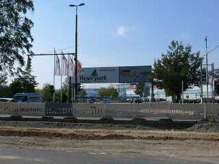 Gleisbau am Weserpark