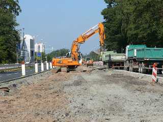 Gleisbau am Weserpark