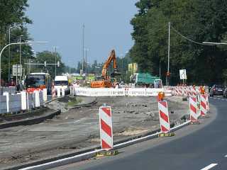 Gleisbau am Weserpark